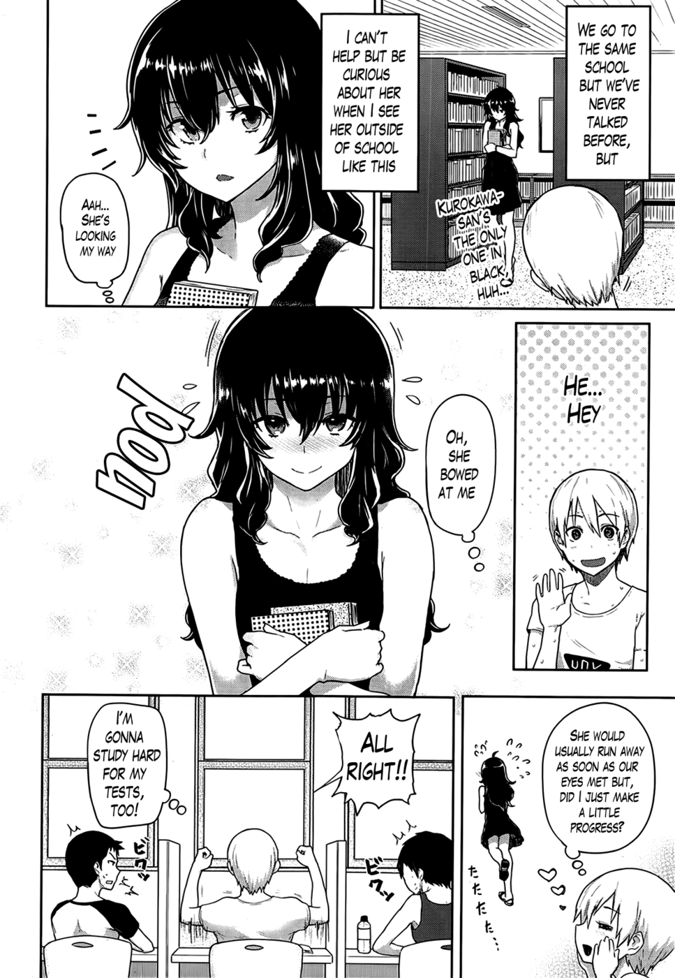 Hentai Manga Comic-The Quiet Girl in the Library-Read-2